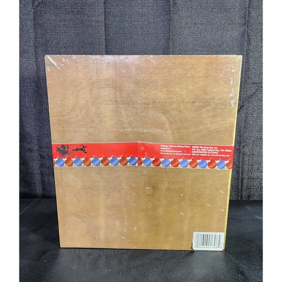 Original Disney MICKEY MOUSE WOOD Christmas Ornament Set - 4Piece NIB Vintage - Picture 6 of 8